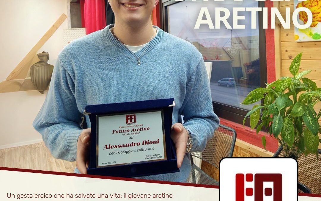 🏅 Alessandro Dioni premiato a Firenze con lo Scudo di San Martino: un esempio di coraggio e altruismo 💙✨